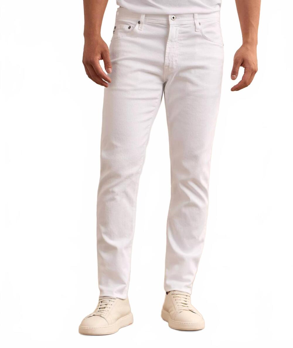 NEW AG JEANS men's tellis cloud soft denim modern slim pants in white